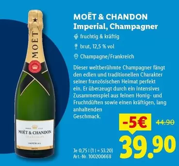 Moët - Imperial, Champagner