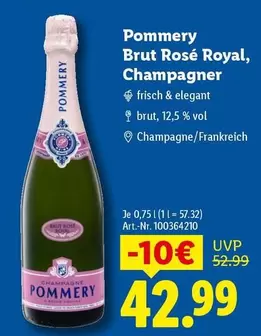 Royal - Brut Rosé , Champagner