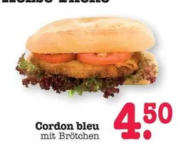 Cordon bleu mit Brötchen