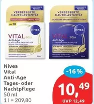 Nivea - Vital Anti-Age-Oder-Tages-Oder Nachtpflege 