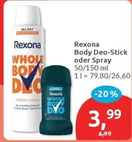 Rexona - Body Deo-Stick Oder Spray
