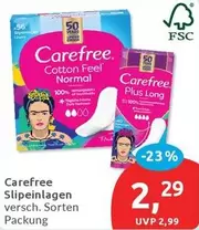 Carefree - Slipeinlagen