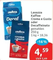 Lavazza - Kaffee Crema E Gusto Oder Decaffeinato