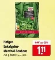 Eukalyptus-Menthol-Bonbons