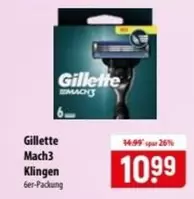 Gillette - Mach3 Klingen