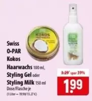 Swiss - Haarwachs, Styling Gel oder Styling Milk