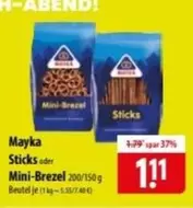 Sticks oder Mini-Brezel