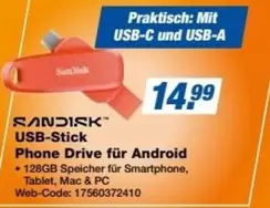 Sandisk - USB-Stick Phone Drive für Android