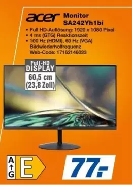Acer - Monitor SA242Yh1bi