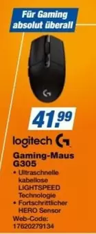 Logitech - Gaming-Maus G305