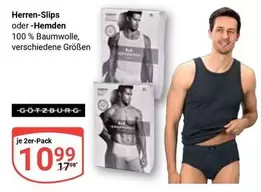 Herren-Slips oder -Hemden