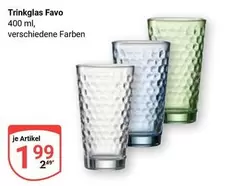 Trinkglas Favo