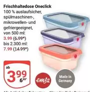 Frischhaltedose Onclick