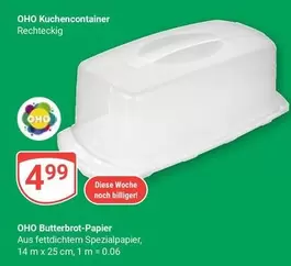 Kuchencontainer Rechteckig