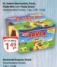 Marmorette, Paula, Paula Mini oder Paula Snack