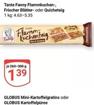 Tante Fanny Flammkuchen-, Frischer Blätter- oder Quicheteig