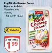 Mediterrane Creme, Dip oder Aufstrich