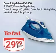 Tefal - Dampfbügeleisen FV2838