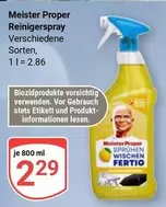 Reinigerspray