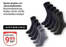 Herren-Socken oder -Kurzschaftsocken