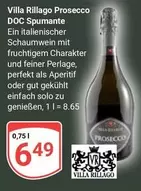 Prosecco - Villa Rillago DOC Spumante