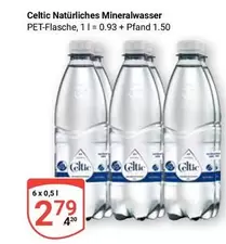 Natürliches Mineralwasser PET-Flasche