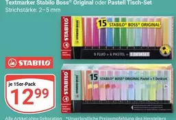 Stabilo - Textmarker