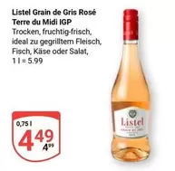 Ideal - Listel Grain de Gris Rosé Terre du Midi IGP