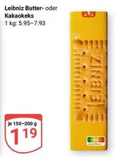 Butter- oder Kakaokeks