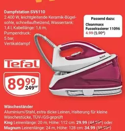 Tefal - Dampfstation SV6110