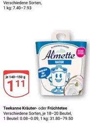 Teekanne Kräuter- oder Früchtetee