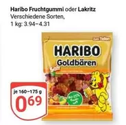 Haribo - Fruchtgummi oder Lakritz