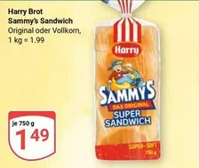 Sammy's Sandwich Original oder Vollkorn