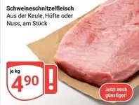 Schweineschnitzelfleisch