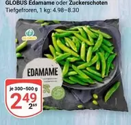 Edamame oder Zuckerschoten
