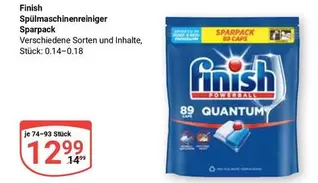 Finish - Spülmaschinenreiniger Sparpack