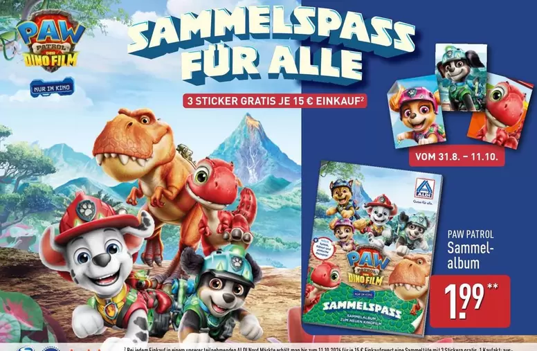 Paw Patrol - Sammelpass für alle