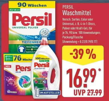 Waschmittel Universal, Color oder Black