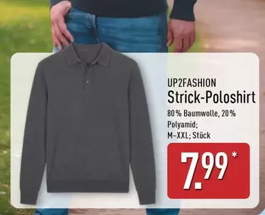 Strick-Poloshirt