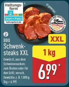 Schwenk-steaks XXL