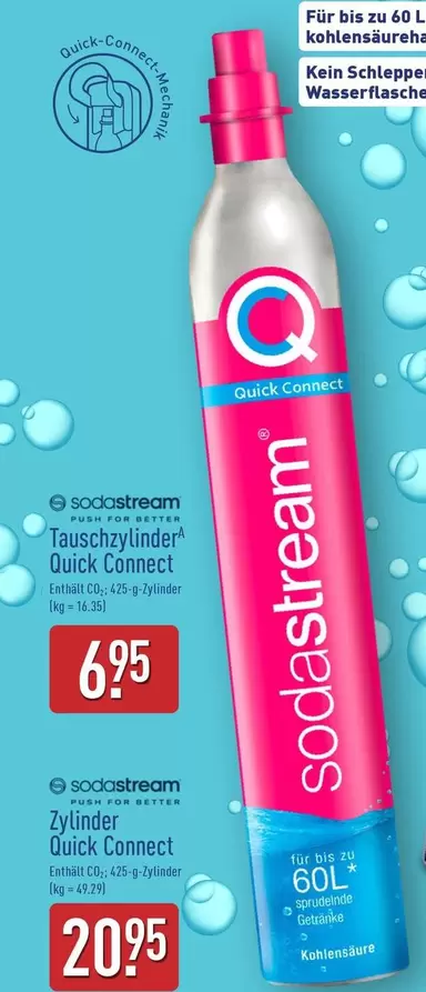 Sodastream - Tauschzylinder Quick Connect