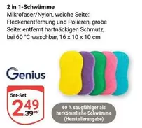 Genius - 2 in 1-Schwämme
