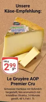 Le Gruyère AOP Premier Cru