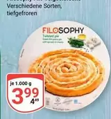 Twisted pie with spinach and feta cheese