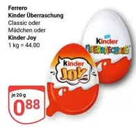 Kinder - Überraschung Classic oder Mädchen oder Joy