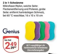 Genius - 2 in 1-Schwämme