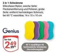Genius - 2 in 1-Schwämme