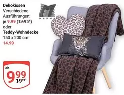 Dekokissen oder Teddy-Wohndecke