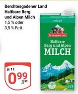 Berchtesgadener Land - Haltbare Berg und Alpen Milch