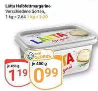 Halbfettmargarine
